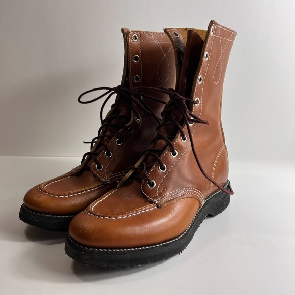 Chippewa Women's Vintage Leather Lace Up Work Winter Boots Sz 6 C - Picture 6 of 10